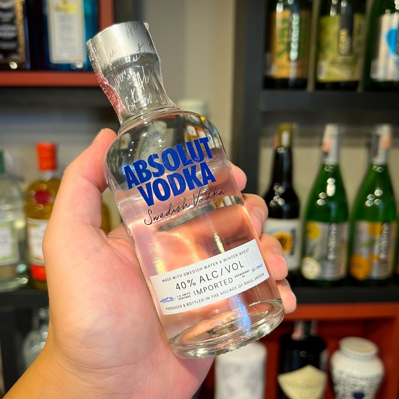 Kit Presente Vodka Absolut 200ml Nova Flor