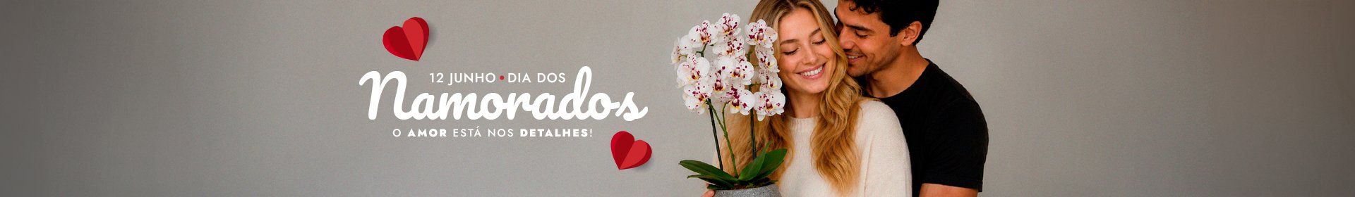 Flores e Presentes para o Dia dos Namorados