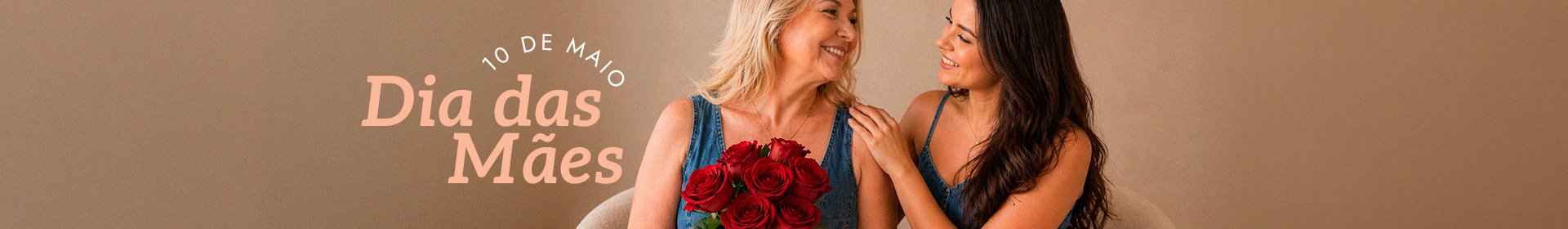 Flores e Presentes para o Dia das Mães 