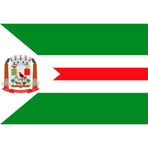 Bandeira da cidade de Ceara mirim RN 