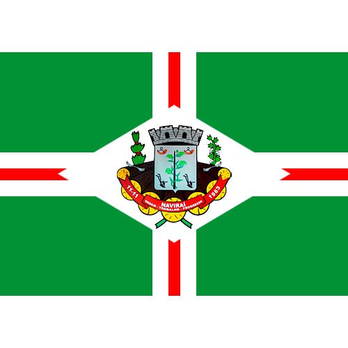 Bandeira da cidade de Navirai-MS 