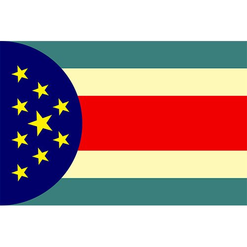 Bandeira da Cidade de Parintins - AM