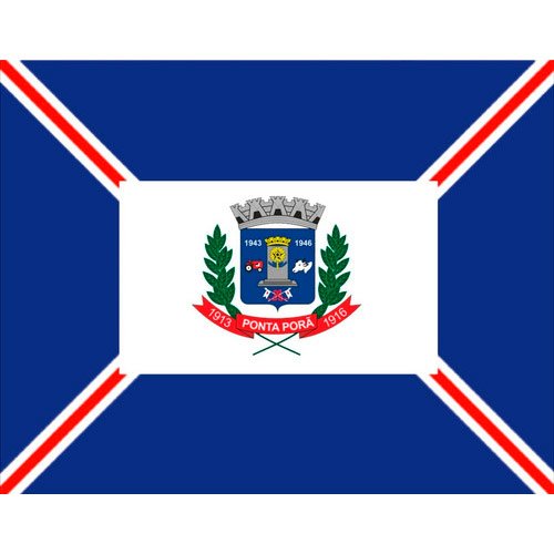 Bandeira da cidade de Ponta Pora MS