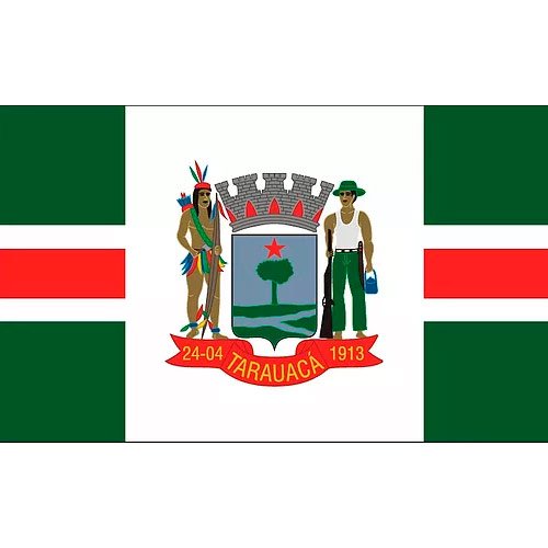 Bandeira da cidade de Tarauacá - AC 