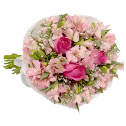 Buquê Carinho de Rosas Pink