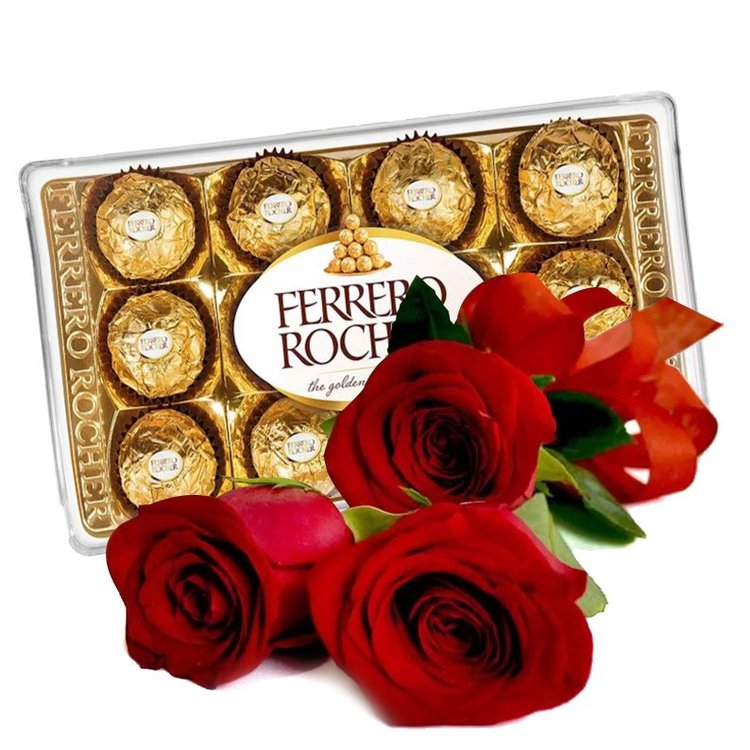 Rosas Vermelhas & Ferrero Rocher