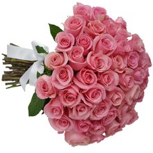 Buquê de 42 Rosas Cor de Rosa