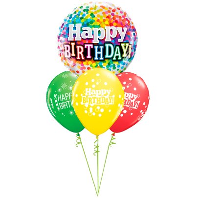 Buquê de Balões de Aniversário