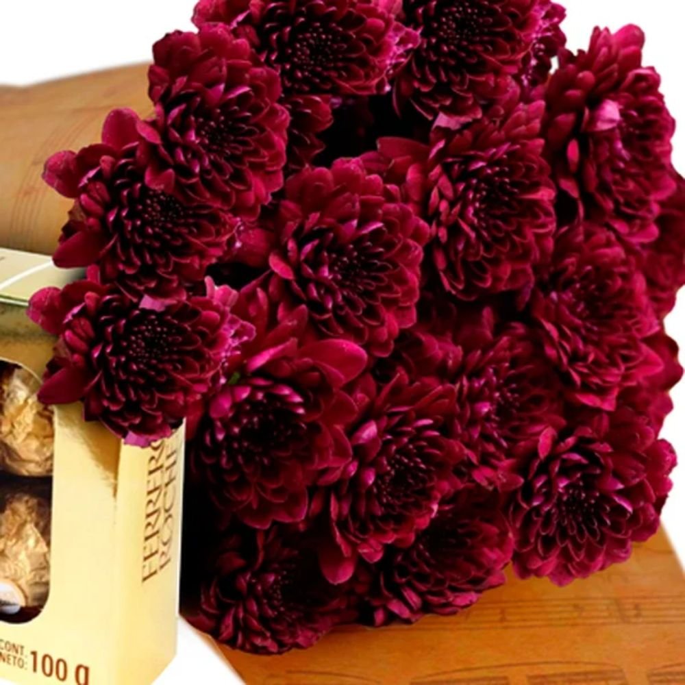 Buquê de Pinóquio Marsala e Ferrero Rocher