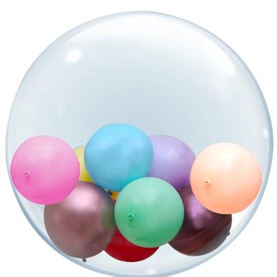 Balão Bolinhas Coloridas