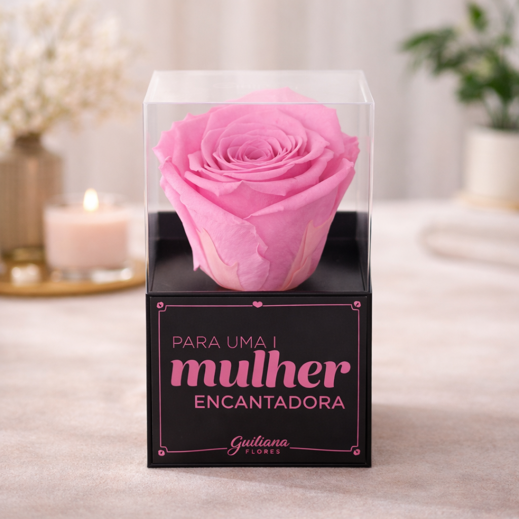 Rosa Encantada Pink Para Uma Mulher Encantadora