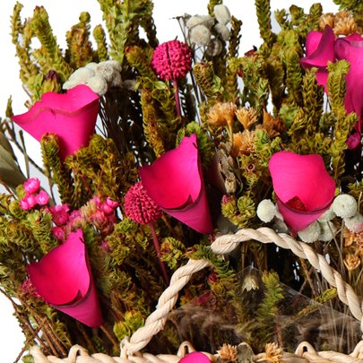 Bag com Flores Secas Pink