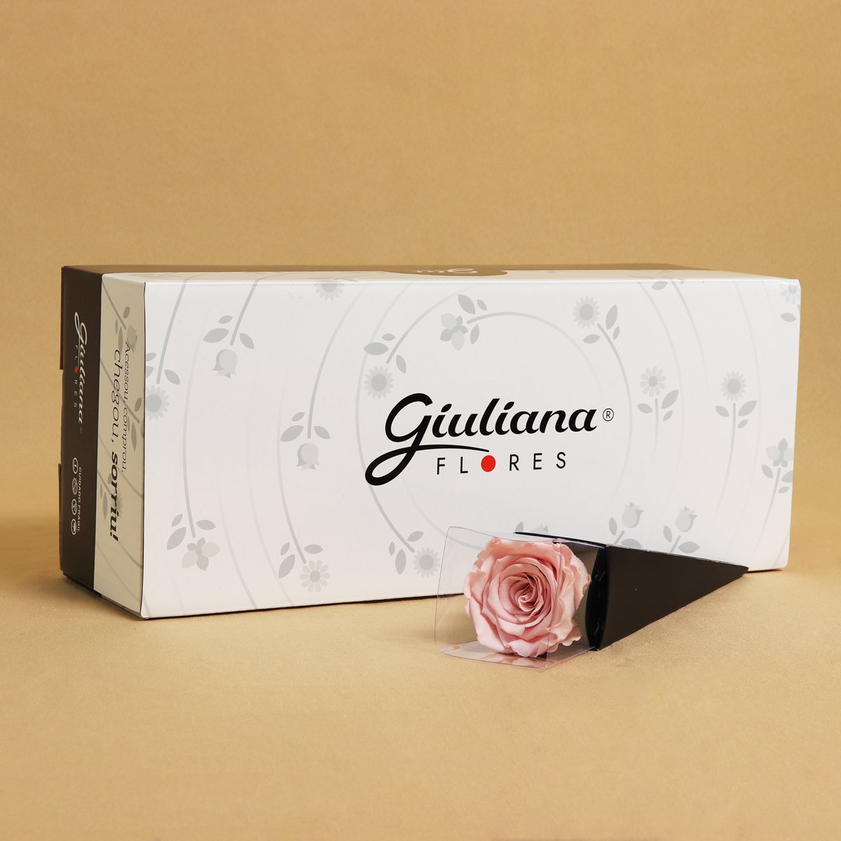 Cone Preto de Rosa Encantada Cor de Rosa