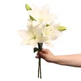Lírio Branco Personalize - Galho com 3 Flores