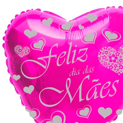 Balão Pink Feliz Dia das Mães