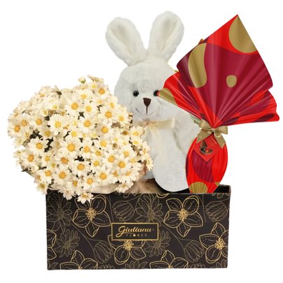 Box de Páscoa com Ovo de Chocolate