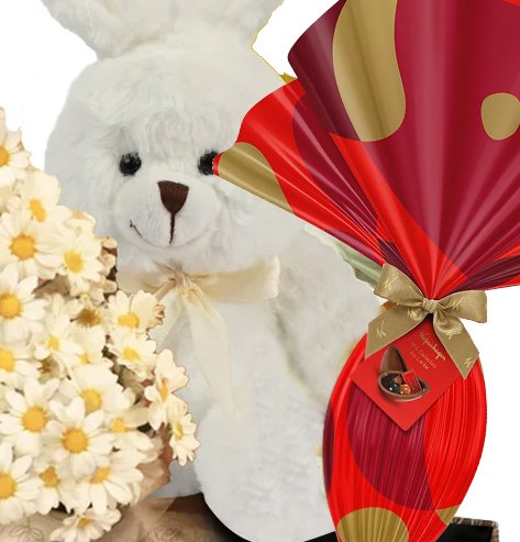 Box de Páscoa com Ovo de Chocolate