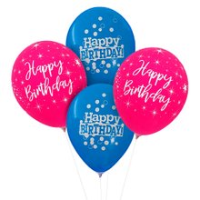 Buquê de Balões Happy Birthday Mesclado