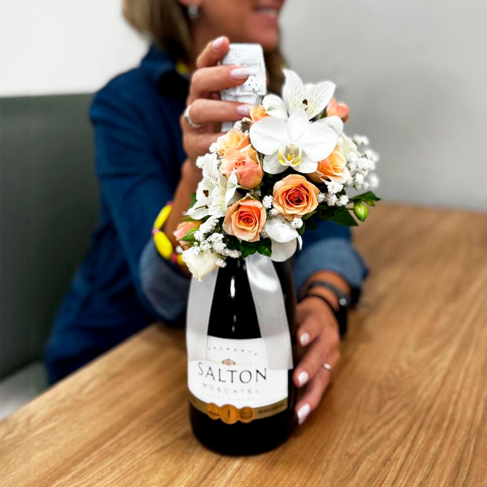Espumante Salton Moscatel - Drinks e Flores
