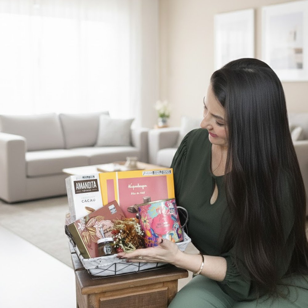 Cesta Nobre com Kopenhagen e Giuliana Flores