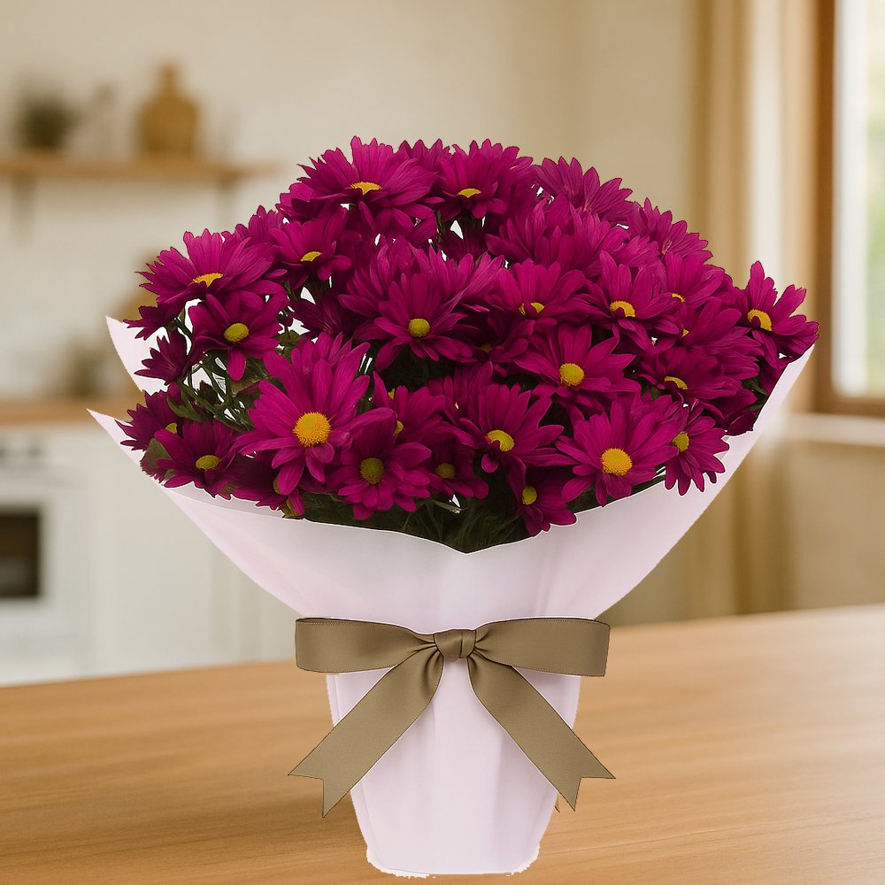 Mini Vaso de Margaridinhas Pink