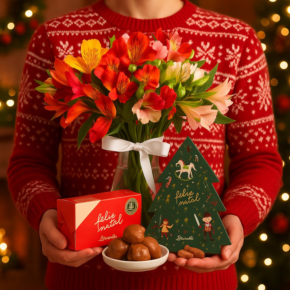 Admiração de Astromélias Coloridas e Biscoitê