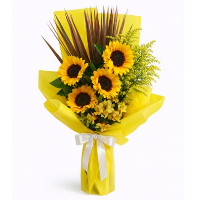 Buquê de Flores Amarelas Majestade