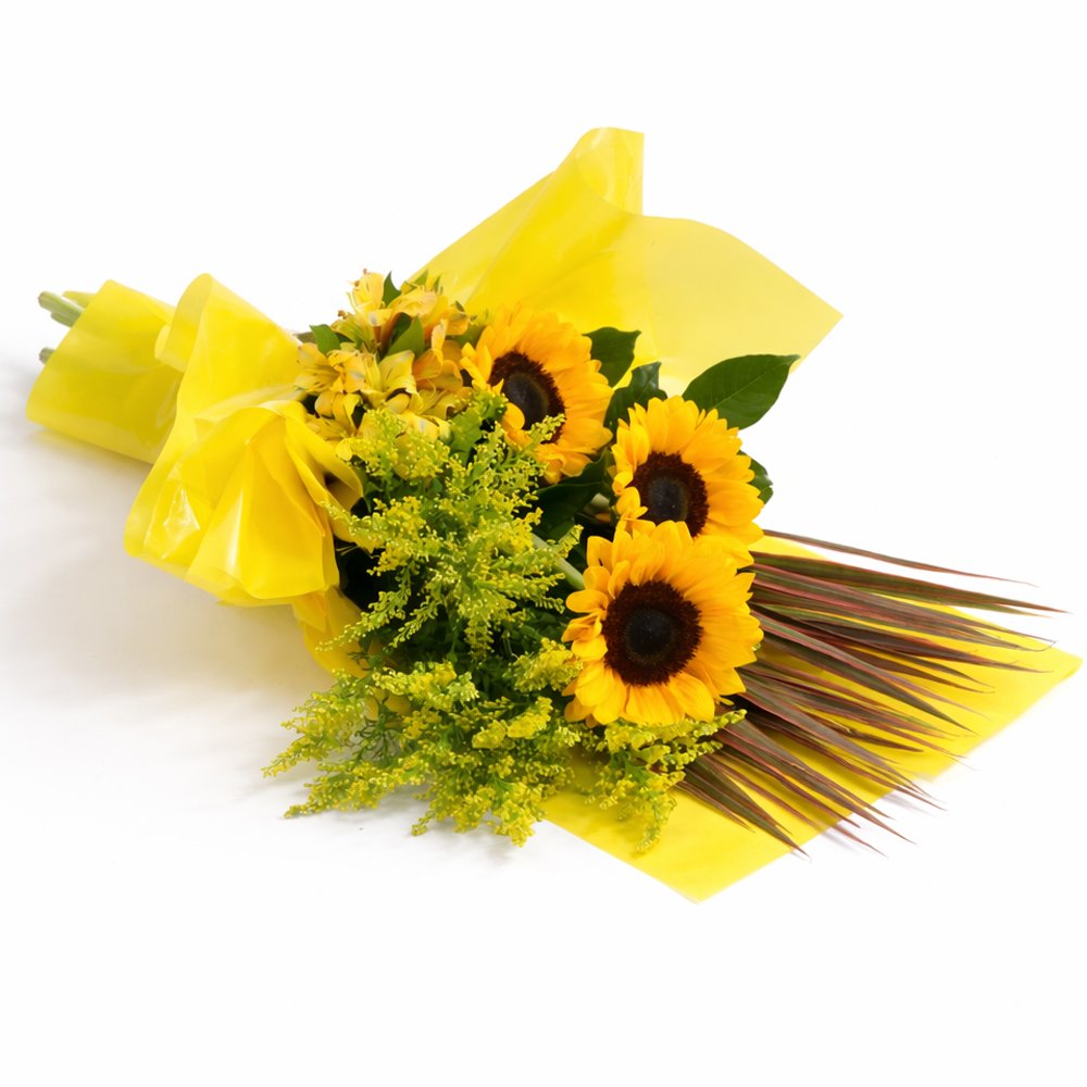 Buquê de Flores Amarelas Majestade