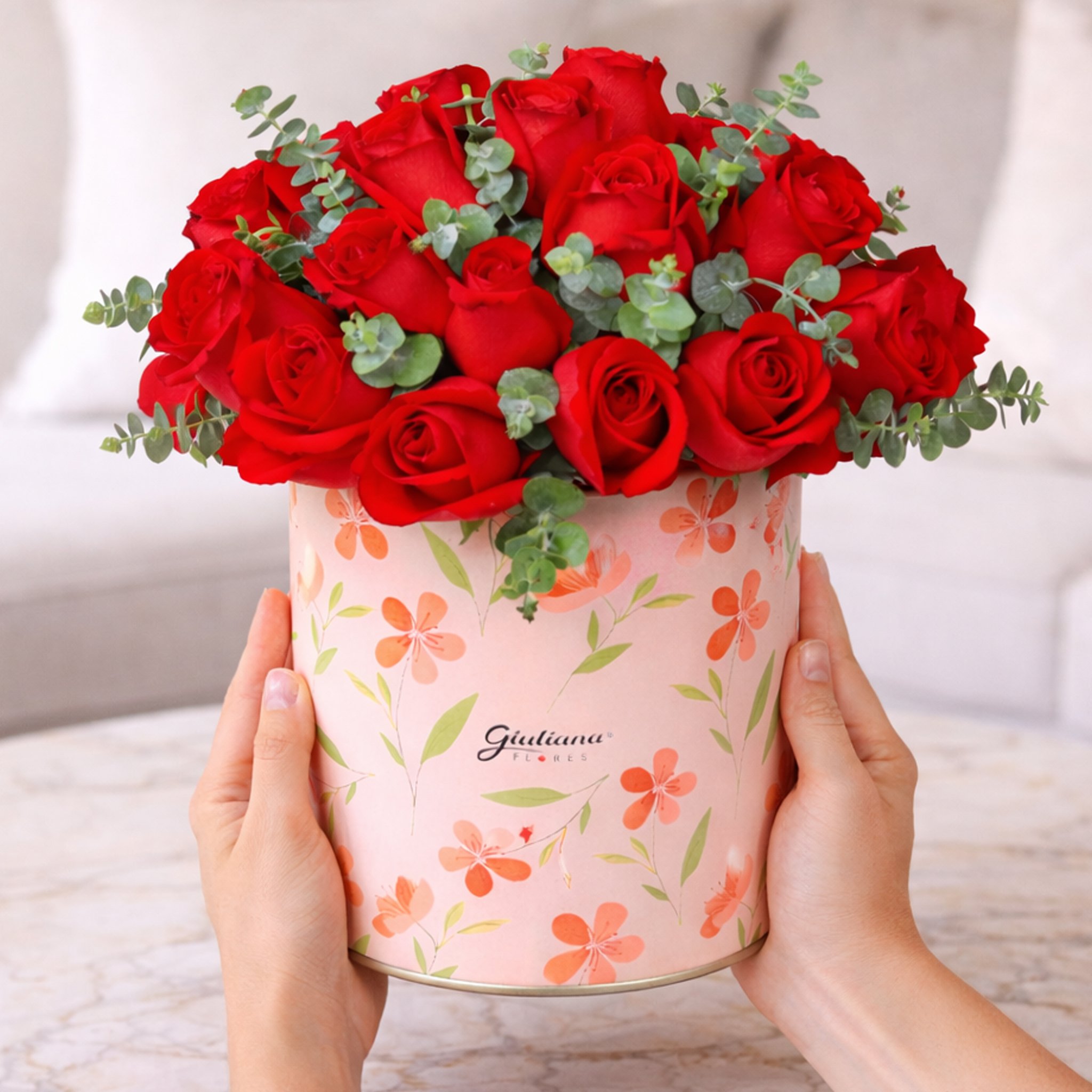 Arranjo Nobreza de Rosas Vermelhas