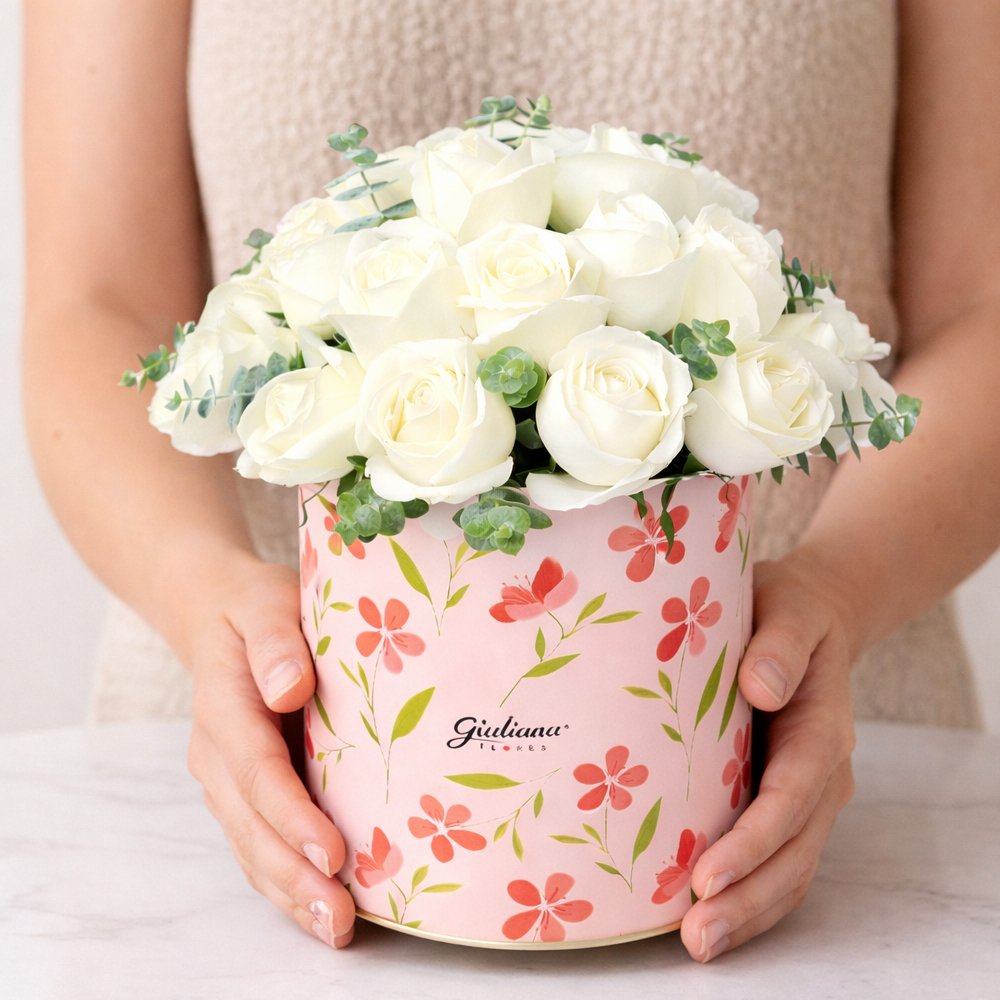 Arranjo Nobreza de Rosas Brancas