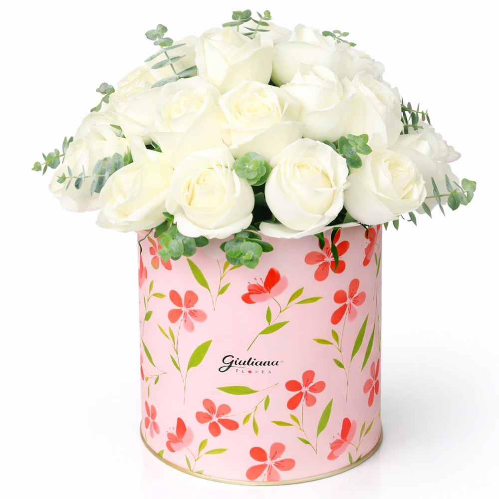 Arranjo Nobreza de Rosas Brancas