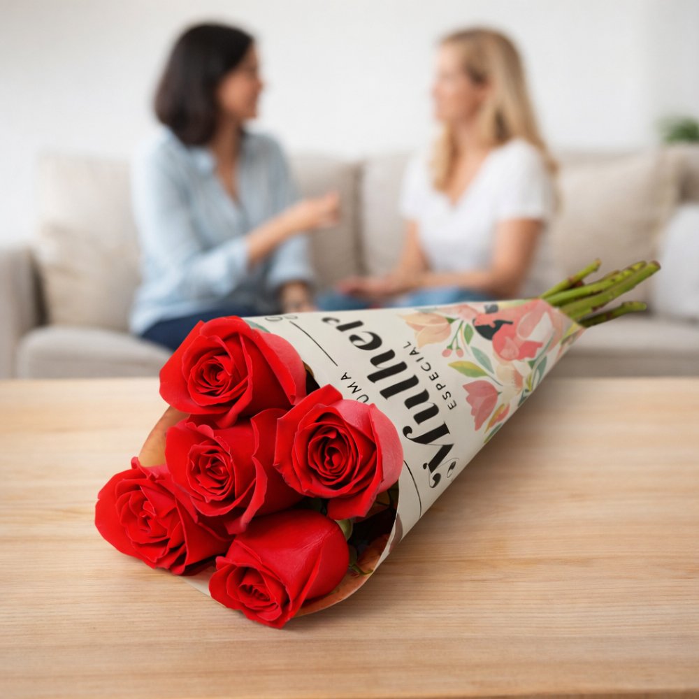 Buquê de Rosas Nacionais Vermelho - Mulher Especial