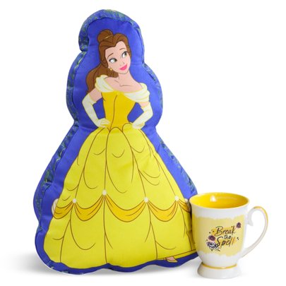 Kit Princesa Bela Almofada e Caneca Royal