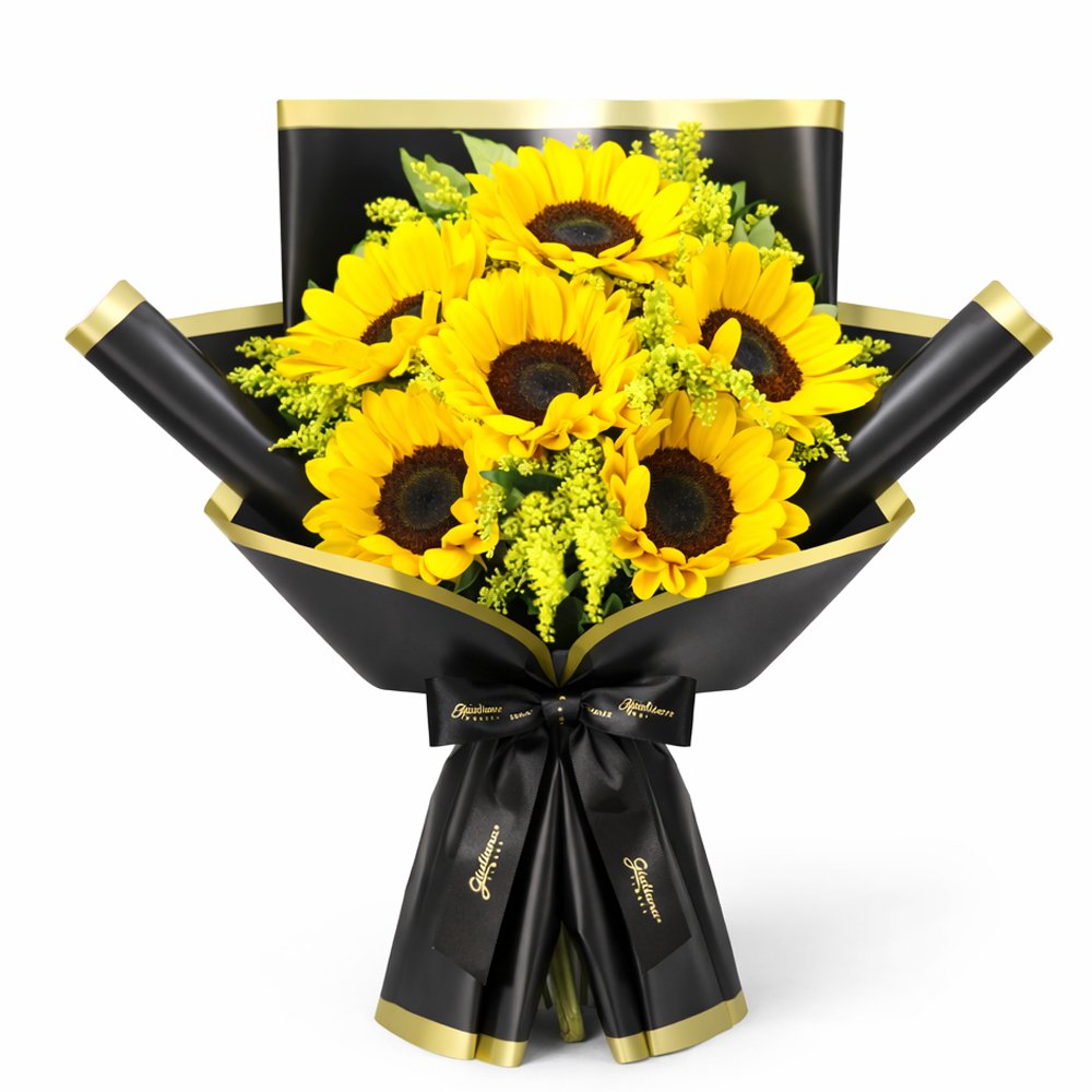 Radiante Buquê de 6 Girassóis
