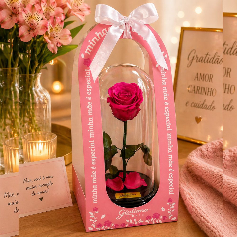Fabulosa Rosa Encantada Pink - Mãe Mega Amor