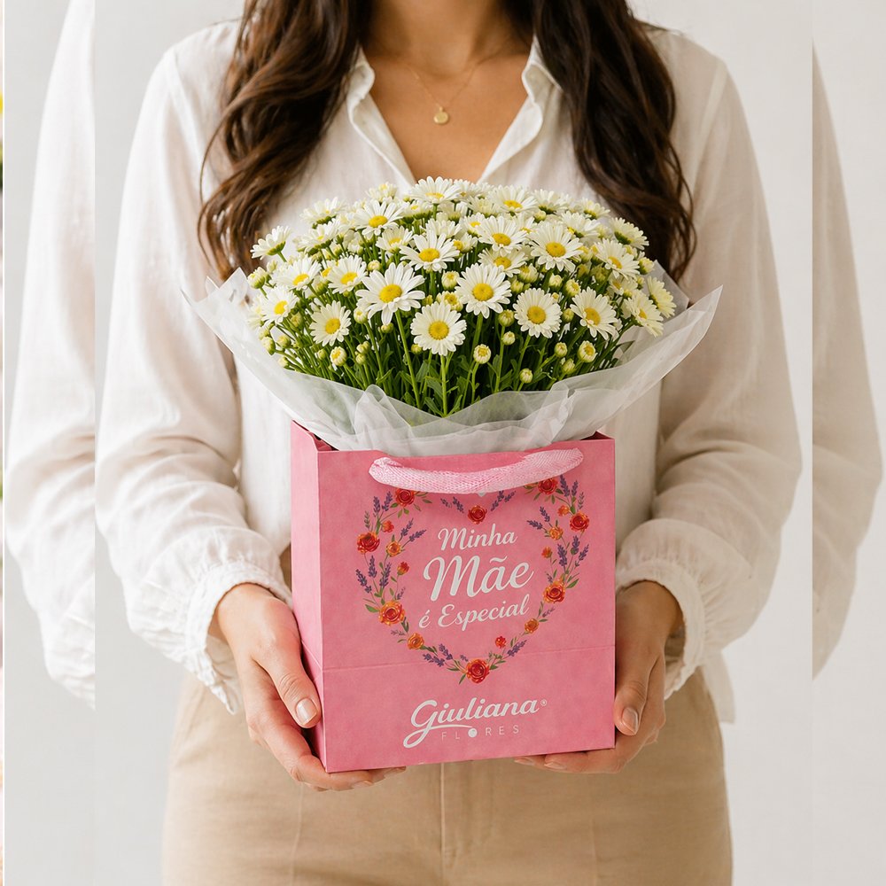 Margaridinhas Plantadas Brancas - Minha Mãe é Especial