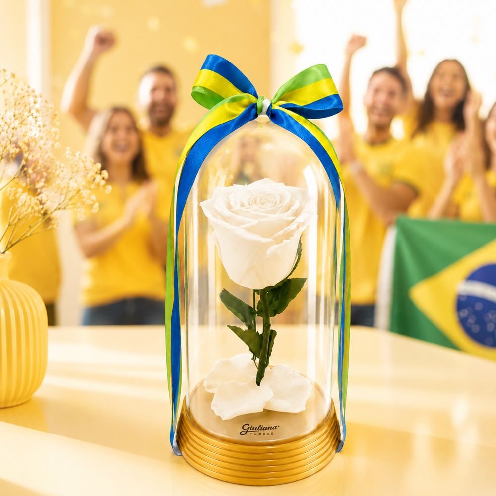 A Bela Rosa Encantada Branca Brasil