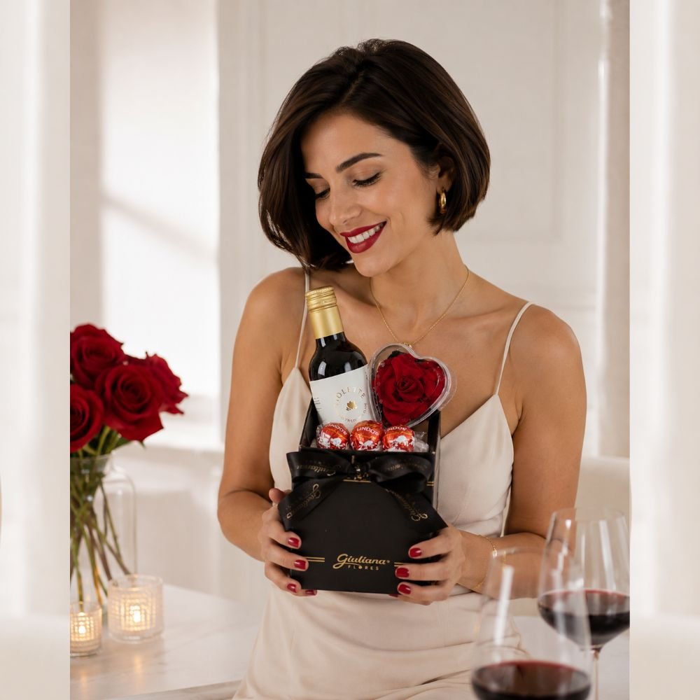 Box Primor com Lindt e Mini Coração Encantado