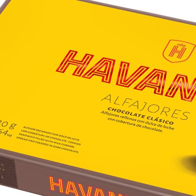 Caixa de Alfajores Havanna Chocolate Clássico