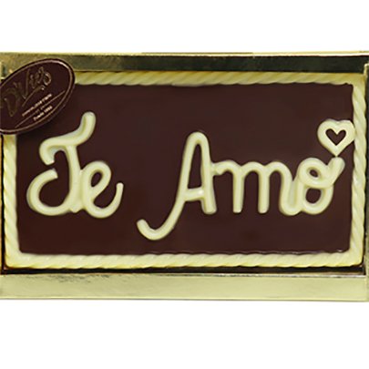 Placa de Chocolate Te Amo