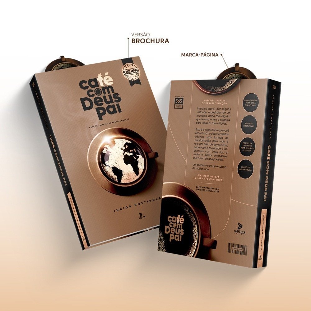 Livro Café com Deus Pai Edição 2025 - Capa Brochura