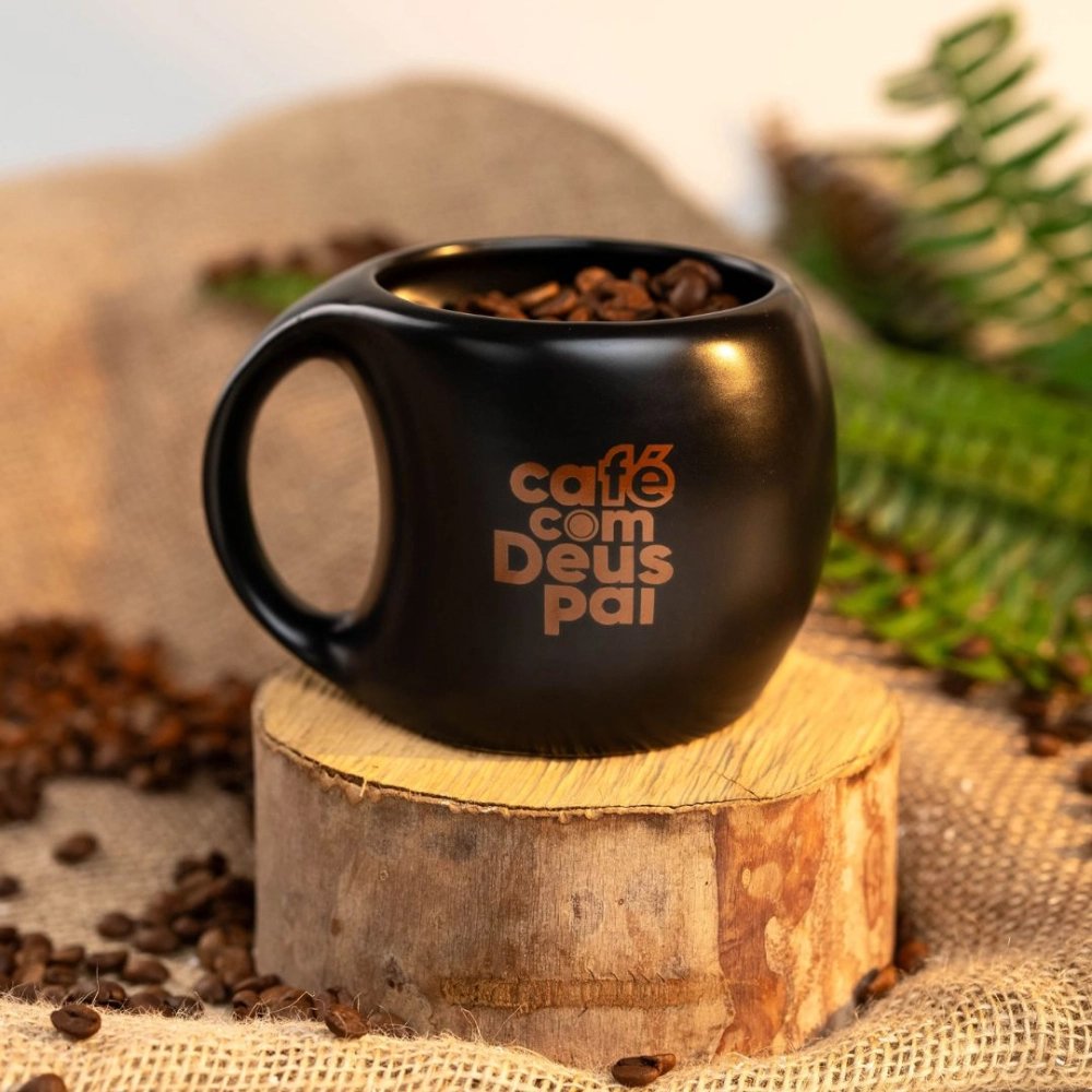 Caneca Café com Deus Pai 2025 350ml