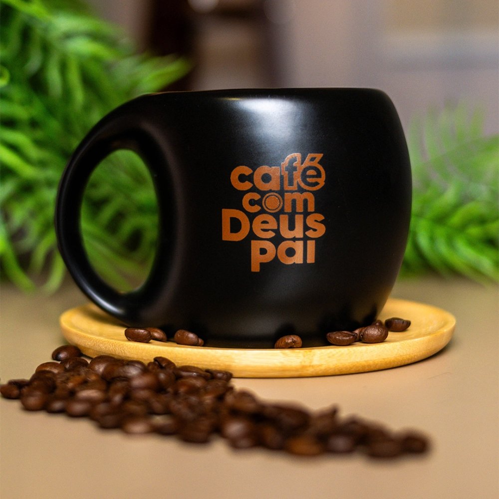 Caneca Café com Deus Pai 2025 350ml
