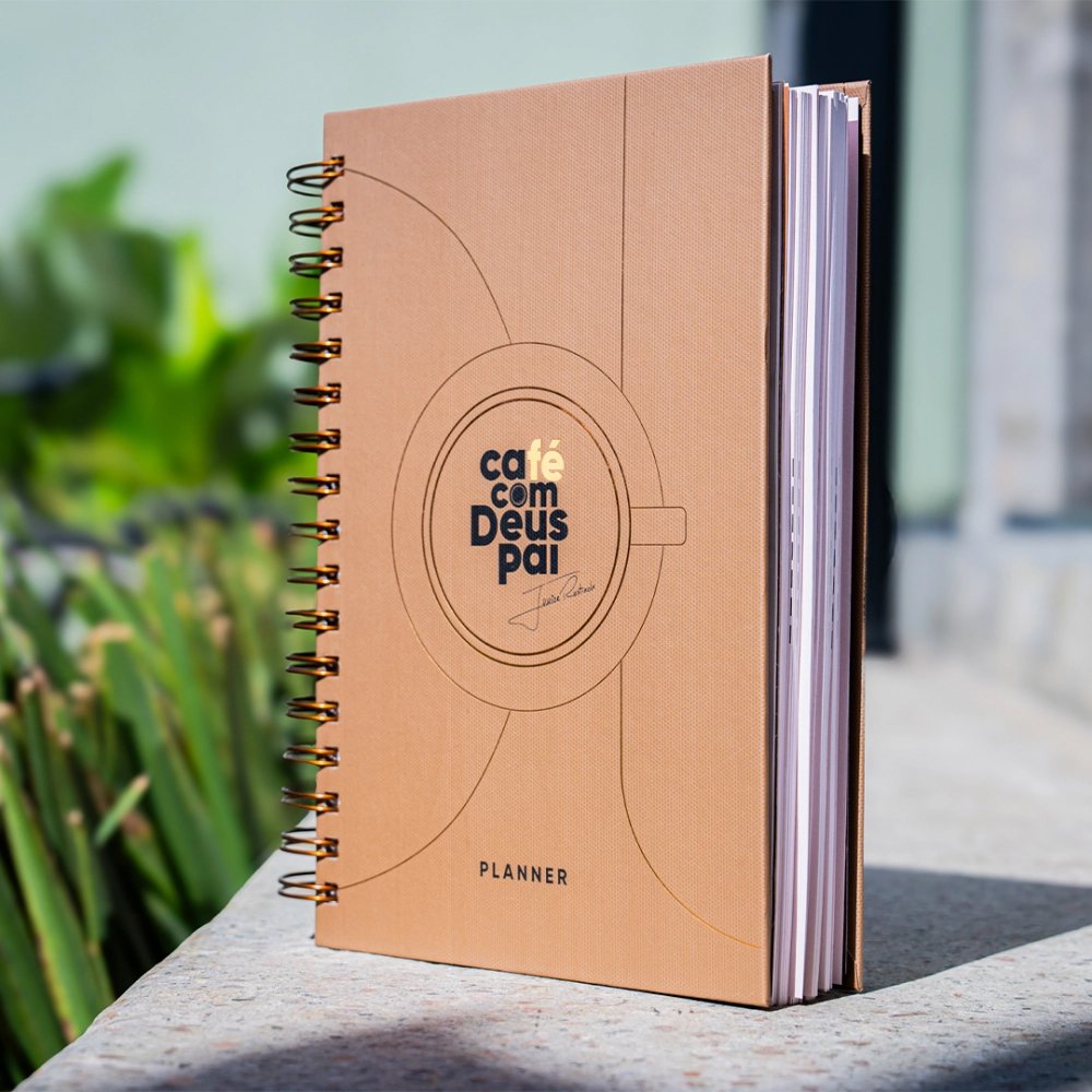Planner Café com Deus Pai Edição 2025 - Capa Dura