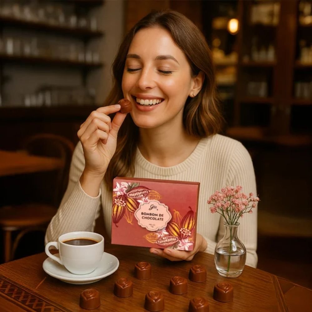 Caixa de Bombom de Chocolate - Giuliana Flores