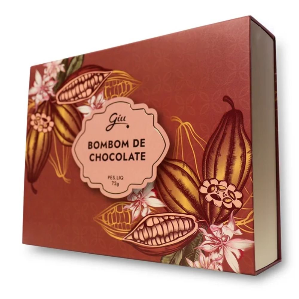 Caixa de Bombom de Chocolate - Giuliana Flores