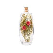 Dupla de Rosas Encantadas no Frasco de Vidro - Floral