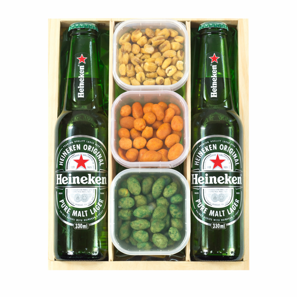 Kit Dupla de Heineken e Petiscos