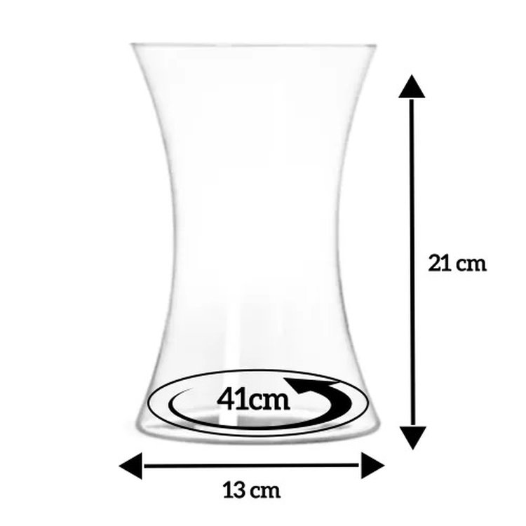 Vaso Espiral Pequeno Personalize (A21xL41xP13) cm