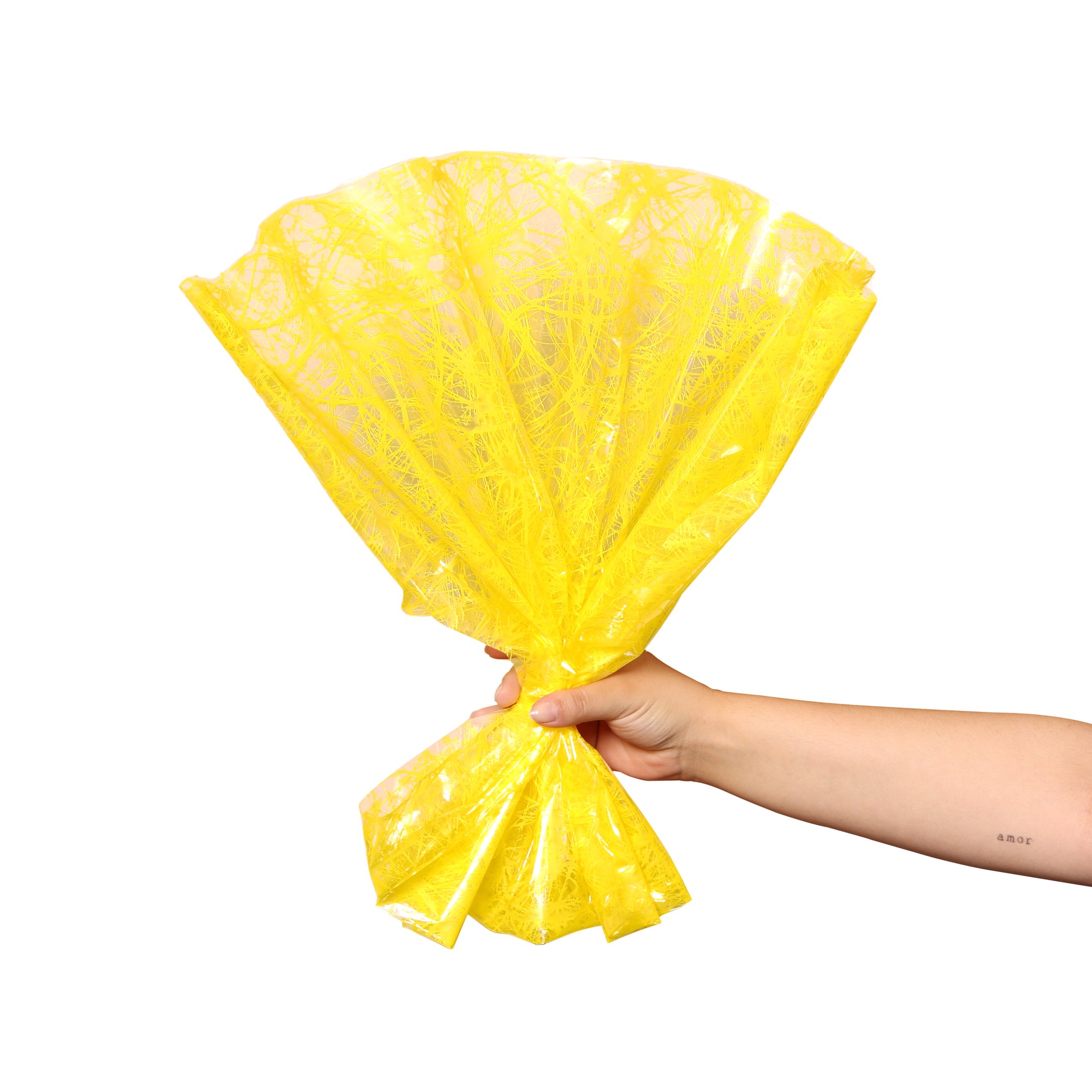 Papel de Fibra Amarelo Personalize 70x65cm 1 Unid